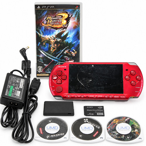 Sony psp 3000 - console, rossa
