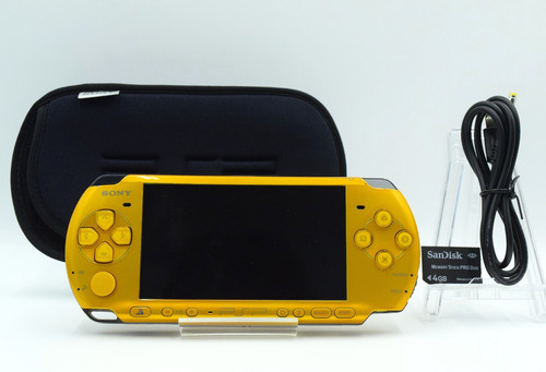 Console sony psp 3000 - sony, giallo